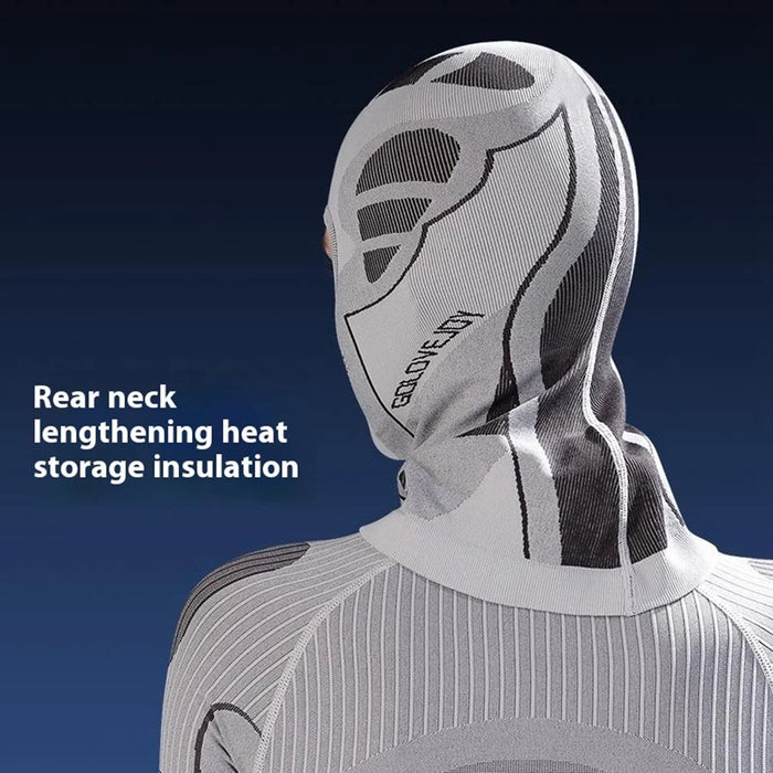 GOLOVEJOY DTJ49 Winter Outdoor Cycling Face Mask Motorcycle Helmet Balaclava Ski Neck Warmer - Black+Grey - 7