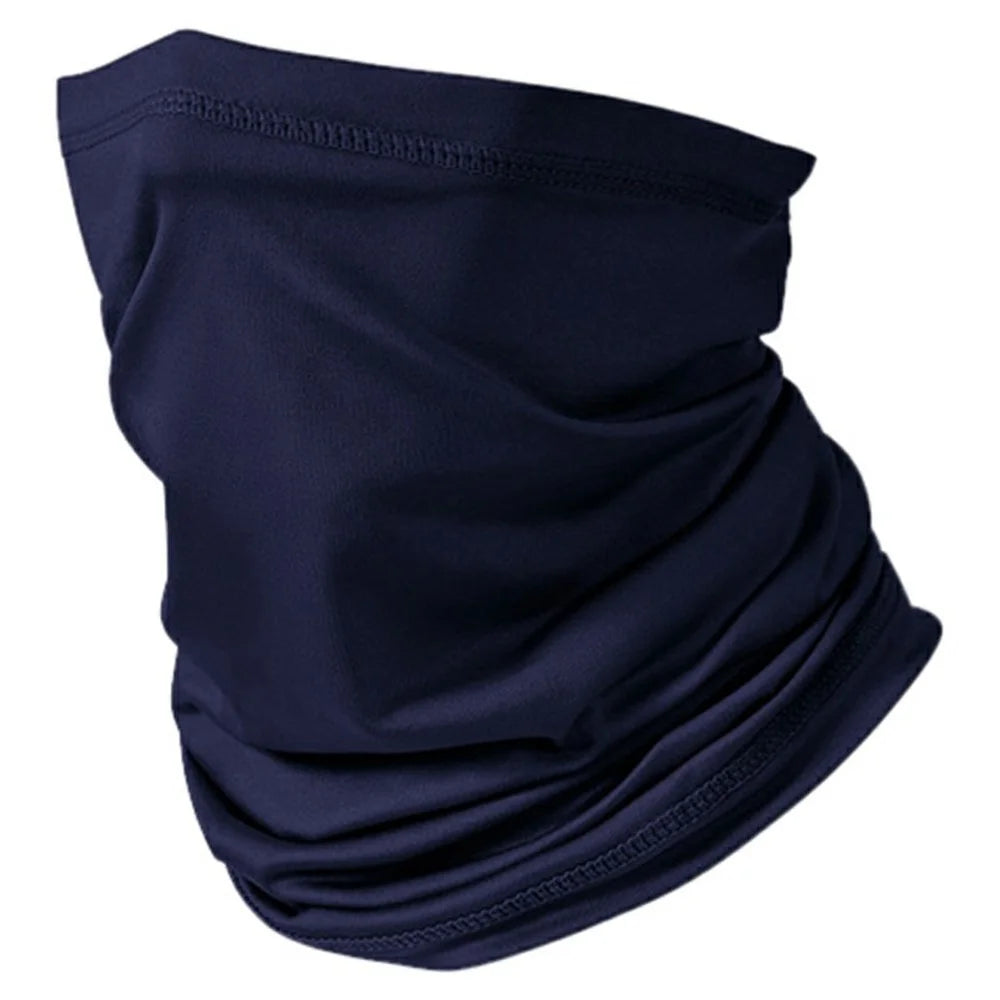GOLOVEJOY XTJ141 Summer Cycling Full Cover Face Mask Outdoor UV Protection Neck Gaiter for Men Women - Navy Blue - 1