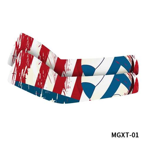 For Kids Age 8-10 Summer Cooling Arm Sleeves UV Protection Ice Silk Outdoor Sports Arm Guards, Size M - MGXT-01 - 1