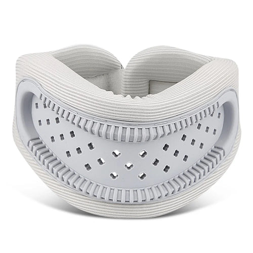 022 Hollow Neck Support Pillow Cervical Collar Memory Foam Cushion for Pain Relief Injury Recovery - Grey - 1