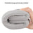 022 Hollow Neck Support Pillow Cervical Collar Memory Foam Cushion for Pain Relief Injury Recovery - Grey - 5