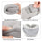 022 Hollow Neck Support Pillow Cervical Collar Memory Foam Cushion for Pain Relief Injury Recovery - Grey - 7