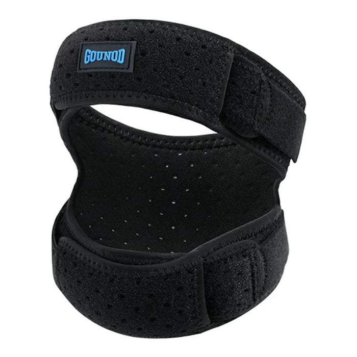GOUNOD HJ126 1Pc Sports Knee Strap Shock Absorbing Patella Support for Running / Basketball / Fitness - Black - 1