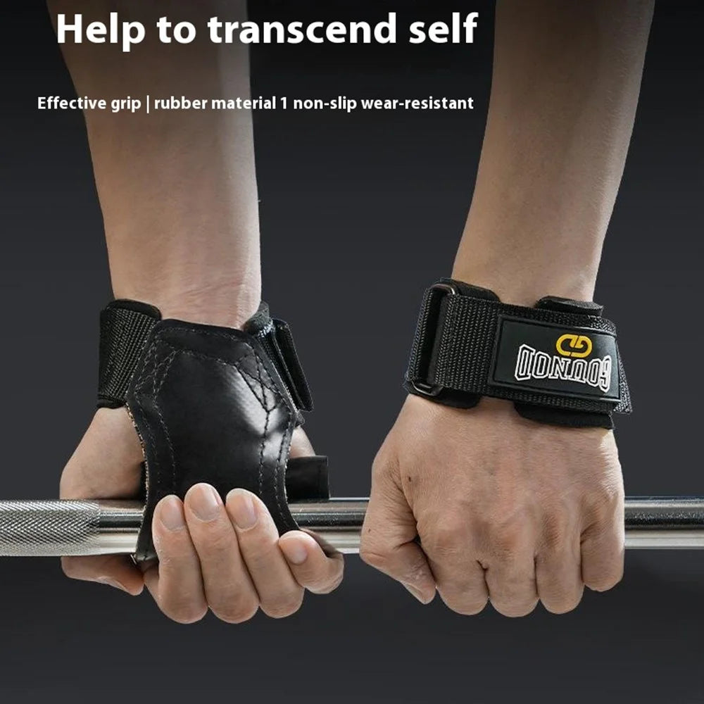 GOUNOD GL061 1 Pair Rubber Palm Grips Fitness Hand Protector Weightlifting Anti Slip Wrist Support - 6