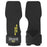 GOUNOD 1 Pair Weightlifting Gloves Double Layer Cowhide Leather Palm Protector Anti Slip Wrist Support - Black - 1