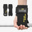 GOUNOD 1 Pair Weightlifting Gloves Double Layer Cowhide Leather Palm Protector Anti Slip Wrist Support - Black - 2