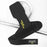 GOUNOD 1 Pair Weightlifting Gloves Double Layer Cowhide Leather Palm Protector Anti Slip Wrist Support - Black - 5
