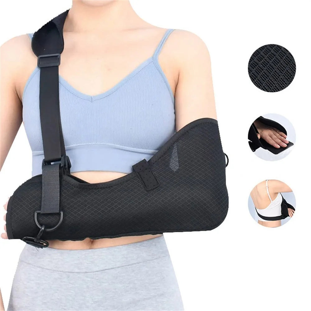 YF-JS025 Arm Sling for Joint Dislocation Shoulder Elbow Bone Fixation Breathable Anti Chafing Fracture Support Brace - M - 1
