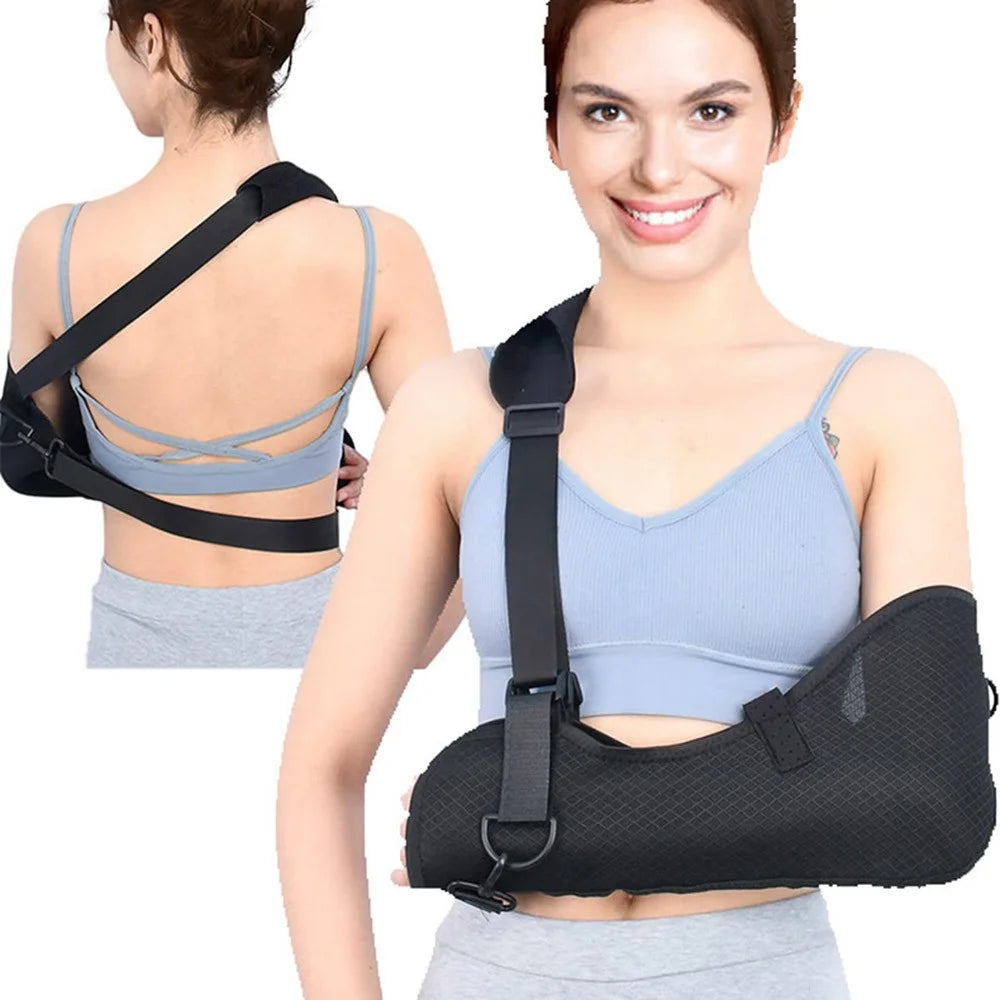 YF-JS025 Arm Sling for Joint Dislocation Shoulder Elbow Bone Fixation Breathable Anti Chafing Fracture Support Brace - M - 2