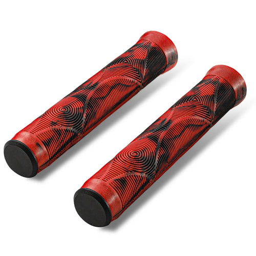 WEST BIKING 1 Pair Mountain Bike Handlebar Grips Cycling Anti Slip Soft Rubber Grips - Style A / Red - 1