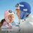 DRMZ32 For Children Ear Protection Aviator Hat with Detachable Goggles Fleece Lined Winter Lei Feng Cap - Orange - 2