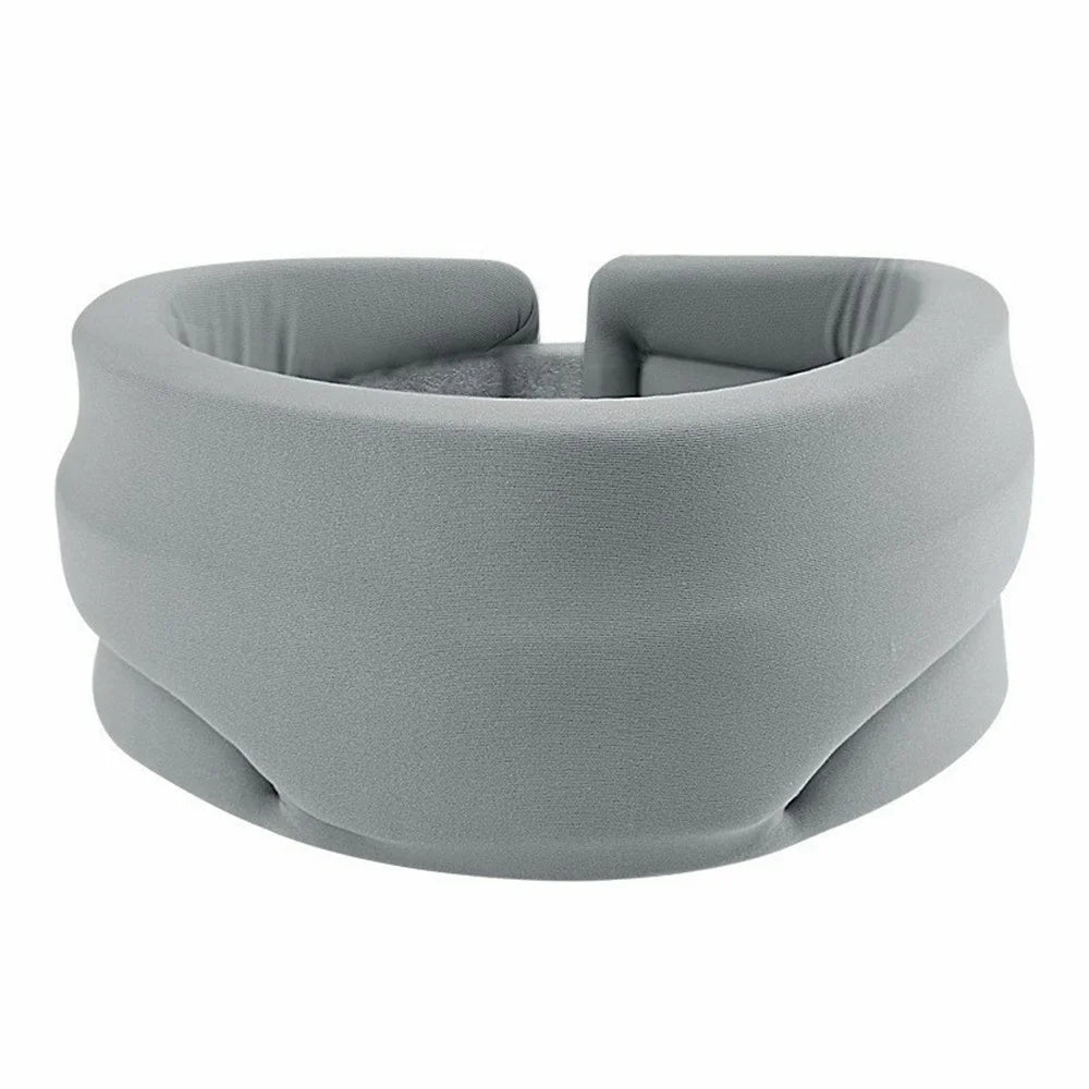 Neck Support Brace Cervical Collar Foam Cushion Lightweight Comfortable for Travel / Home - Grey - 1