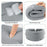 Neck Support Brace Cervical Collar Foam Cushion Lightweight Comfortable for Travel / Home - Grey - 3