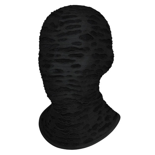 Halloween Mask Full Face Costume Breathable Mesh Head Cover for Party  /  Cosplay - Black - 1