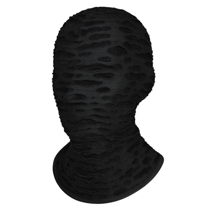 Halloween Mask Full Face Costume Breathable Mesh Head Cover for Party  /  Cosplay - Black - 1