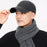 Winter Thermal Wool Baseball Cap for Middle-Aged and Elderly Peaked Hat with Foldable Earflaps - 3