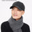 Winter Thermal Wool Baseball Cap for Middle-Aged and Elderly Peaked Hat with Foldable Earflaps - 6