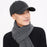 Winter Thermal Wool Baseball Cap for Middle-Aged and Elderly Peaked Hat with Foldable Earflaps - 7