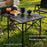 QUNATURE Folding Roll Table Portable Camping Picnic Table with Carry Bag for Outdoor Hiking - Beech Wood Color - 3