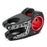 ENLEE 31.8-35 x 50mm Aluminum Alloy Bike Stem Mountain Bike Hollow MTB Bicycle Short Handlebar Stems Heightening Stems Cycling Parts - Black - 7