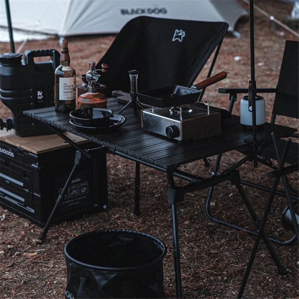 BLACKDOG BD-ZZ003 Portable Camping Table Folding Aluminum Alloy Desk Easy to Carry for Outdoor Picnic BBQ Beach Hiking - 2