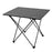 SHINETRIP A292-G0M Portable Foldable Table Outdoor Camping Picnic Aluminum Alloy Table Desk, Size M - Black - 1