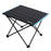 SHINETRIP A292-H0S Folding Camping Table Aluminum Alloy Desk for Outdoor Picnic BBQ, Size S - Midnight Black - 1