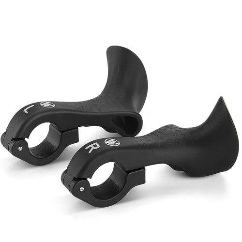 WEST BIKING YP0804067 1Pair Lightweight Mountain Bike Bar Ends MTB Fluorescent Hand Grip for Joint, Muscle Pain Prevention - 1