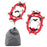AOTU 1 Pair Outdoor Non-Slip Crampons 11 Spikes Skating Shoes Cover Ice Claws for Kids Children Teenagers (Suitable for Size 29-39) - 1