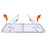 AOTU AT6771 Outdoor Camping Picnic Portable Folding Table MDF Board + Aluminum Alloy Small Table - 2