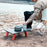 AOTU Outdoor Camping Mini Table Aluminum Alloy Ultra-light Foldable Portable Desk Table - Black Red - 5