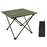 HALIN 39.5x34x32.5cm Folding Table Aluminum Alloy Desk Table for Outdoor Camping BBQ, Size S - Green - 1