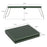 HALIN Aluminum Alloy Mini Folding Table Outdoor Camping Picnic BBQ Portable Table - Black - 5