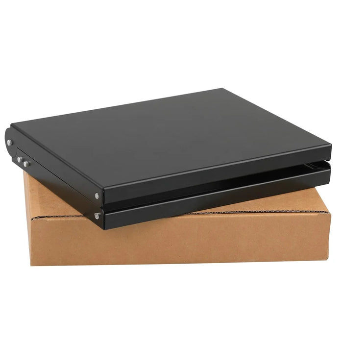 HALIN Aluminum Alloy Mini Folding Table Outdoor Camping Picnic BBQ Portable Table - Black - 6
