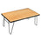 HALIN Outdoor Camping Folding Net Table Bamboo Board Desk with Iron Frame for Barbecue - 1