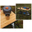 HALIN Outdoor Camping Folding Net Table Bamboo Board Desk with Iron Frame for Barbecue - 6