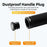 ROCKBROS 1 Pair Microfiber Leather Bicycle Handlebar Cover Anti-Skid Cycling Grips with End Cap - 7