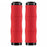 ROCKBROS 40720005001 1 Pair Bamboo Joint Handlebar Grips with Dust Plug EVA Sponge Bicycle Handle Cover - Red - 1