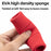 ROCKBROS 40720005001 1 Pair Bamboo Joint Handlebar Grips with Dust Plug EVA Sponge Bicycle Handle Cover - Red - 7