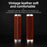 ROCKBROS 1 Pair Suede Genuine Leather Bicycle Handlebar Sleeve 2.2CM Handle Grip Cover - Brown - 6