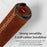 ROCKBROS 1 Pair Suede Genuine Leather Bicycle Handlebar Sleeve 2.2CM Handle Grip Cover - Brown - 7