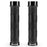 ROCKBROS 2023-14A 1 Pair Handlebar Grips with Reflective End Plugs Bicycle Handle Cover - Black - 1