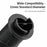 ROCKBROS 2023-14A 1 Pair Handlebar Grips with Reflective End Plugs Bicycle Handle Cover - Black - 5