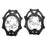 AOTU AT8608 1 Pair 18 Teeth Anti-slip Crampons TPE+Stainless Steel Snow Ground Climbing Shoe Grippers - Black / M - 2
