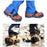 AOTU AT8607 1 Pair 19 Teeth Anti-slip Crampons TPE+Stainless Steel Ice Snow Ground Shoe Grippers - Orange / M - 3