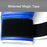 AIBEIJIAN 10oz Wave Pattern Boxing Gloves for Teenager Kickboxing PU Mitts - Black - 5