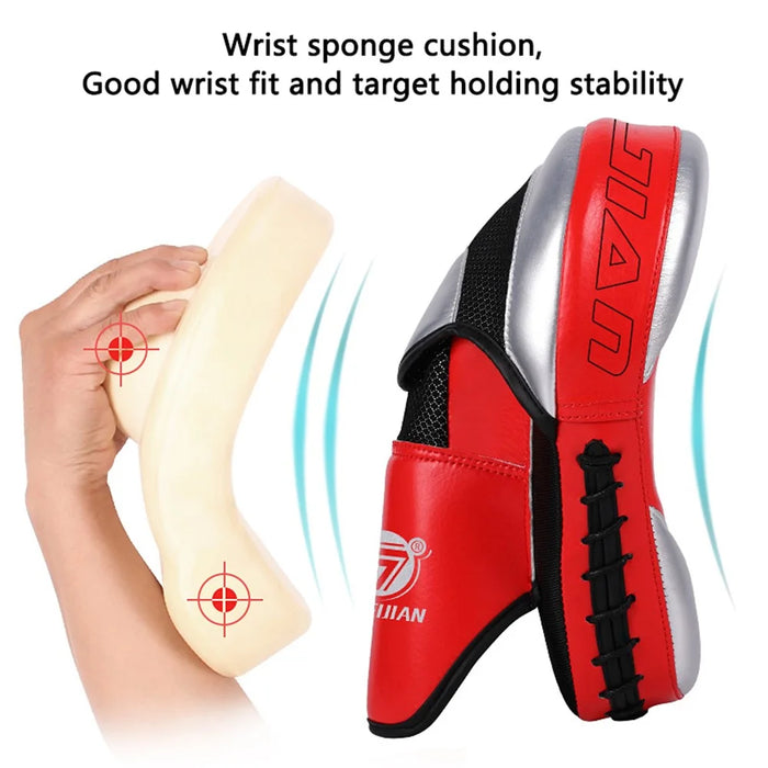 AIBEIJIAN 1Pc Boxing Pads for Children, and Adults, Curved Muay Thai Punching Pad - 2