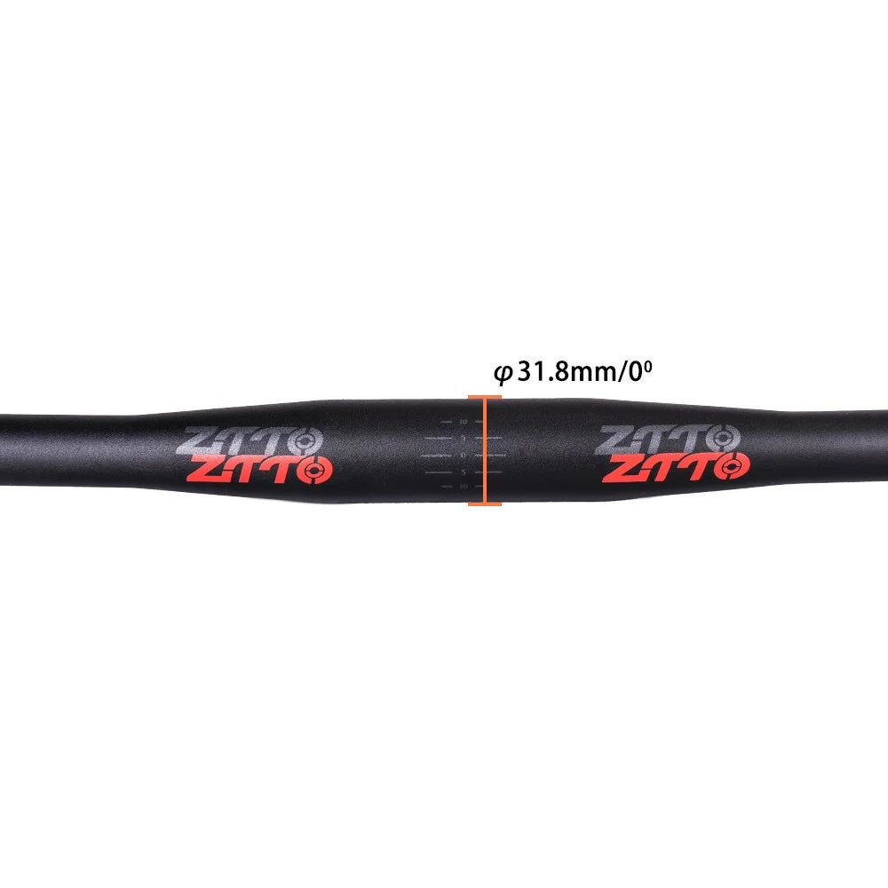 ZTTO 31.8mm x 720mm / 780mm Aluminum Alloy Bicycle Handlebar Mountain Bike Riser Bar - 31.8x720mm / Straight - 4