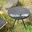 LZ-03 40cm Round Outdoor Camping Table Portable Detachable PE+Aluminum Alloy Small Table - 4