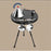 LZ-03 40cm Round Outdoor Camping Table Portable Detachable PE+Aluminum Alloy Small Table - 7